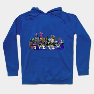 Sydney, Australia in graffiti Hoodie